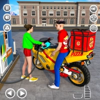 Pizza Delivery Bike Games 3D