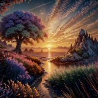 Sunset Amazing Art Wallpapers