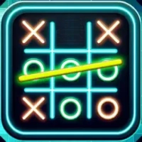 Tic Tac Toe Glow - XO crosses