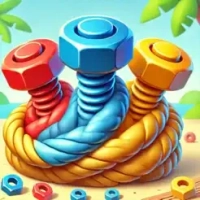 Twisted Screw 3D-Bolts Puzzle