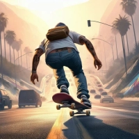 Downhill Dash: Skate Racing